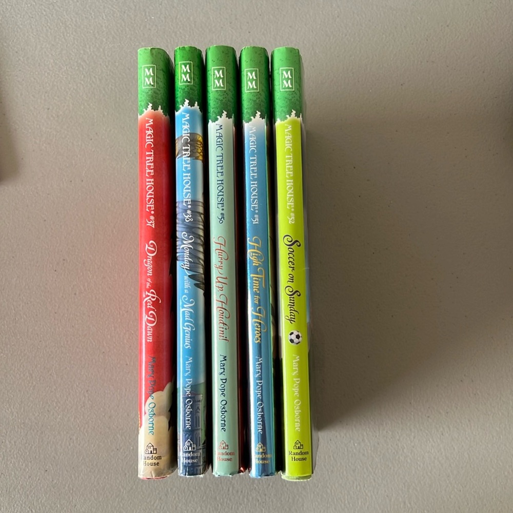 Magic treehouse books, hardback books, #37, 38, 50, 51, 52